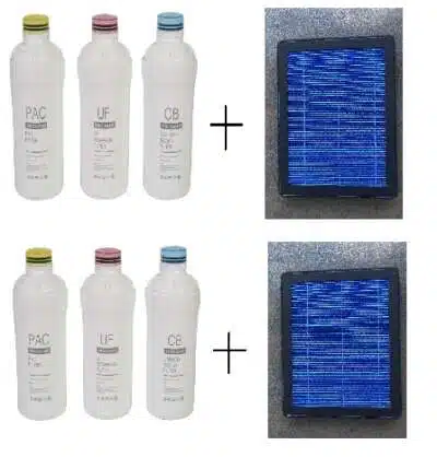 2 Kits complets de filtres C2 -> 6 filtres à eau + 2 filtres à air