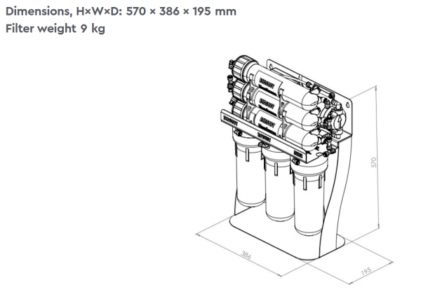 Osmoseur "Robust mini" anti PFAS et bactéries – Image 10