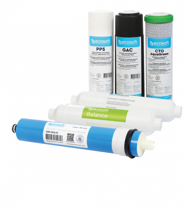Kit de 5 filtres + 1 membrane "Pure Balance" - Image 2